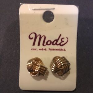 Gold Stud Earrings